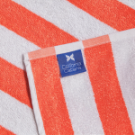 Arkwright California チェーズラウンジカバー - 12個セット - ポケット付きストライプソフトコットンカバナタオル、ビーチ・プール・屋外チェア用 30 x 85インチ