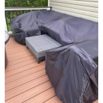 Furniture Covers U Shape Patio Sectional Covers Outdoor Sofa Cover