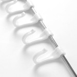 厨房用具架吊顶壁柜挂杆收纳整理架