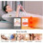 Heim Sauna Spa Heated Sauna Blanket for Weight Reduction, Digital 2-Zone Sauna Blanket for Women, Silver, Size 1 UK