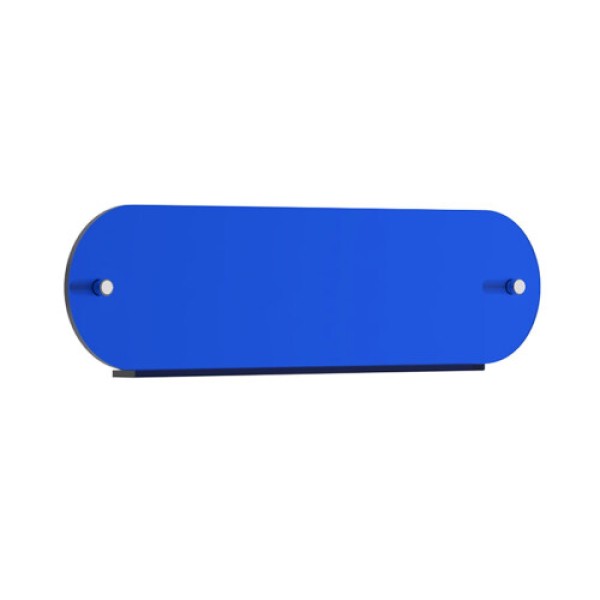 Newspaper rack, magazine rack, acrylic wall-mounted brochure rack, available in blue, orange, transparent, and black, 100cm, suitable for bathrooms, offices, RVs, and other places.